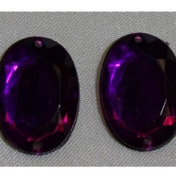 Déstockage – Strass Ovale Acrylique 18x13 mm