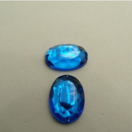 Déstockage – Strass Ovale Acrylique 18x13 mm