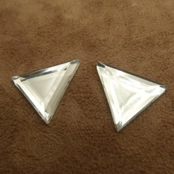 Déstockage – Strass Triangle Acrylique 24 mm