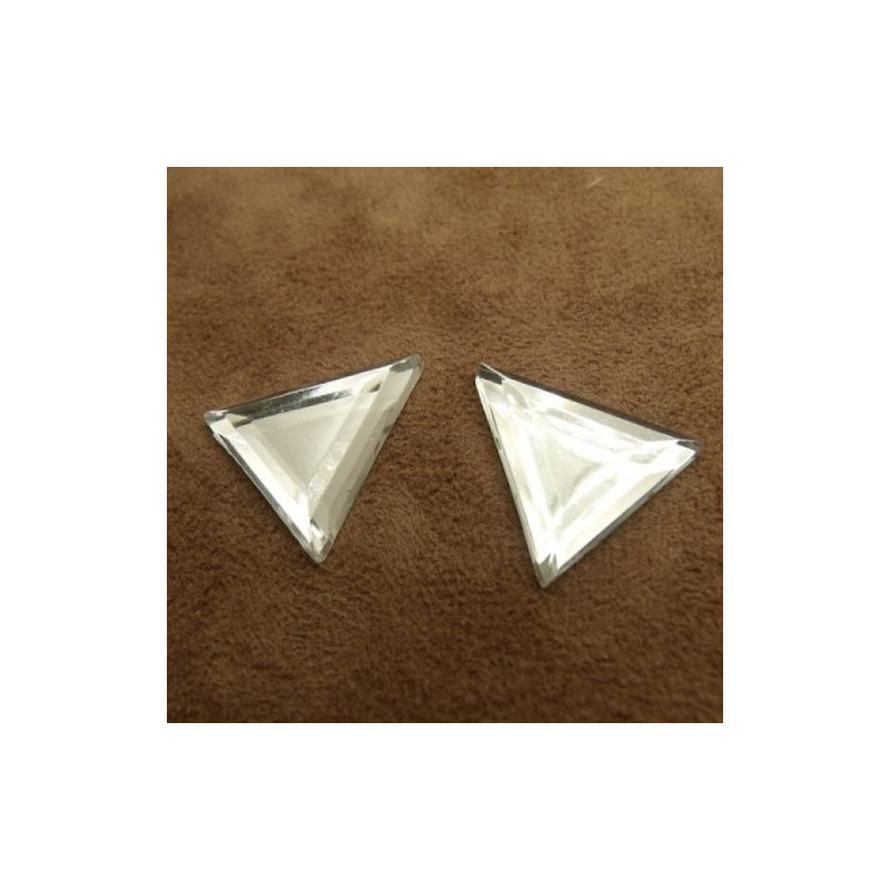 Déstockage – Strass Triangle Acrylique 24 mm