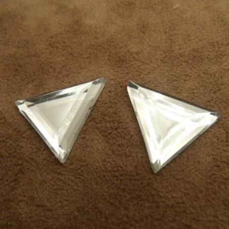 Déstockage – Strass Triangle Acrylique 24 mm