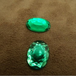 Déstockage – Strass Ovale à Coudre 18 mm – Lot de 10, 20 ou 50 pièces