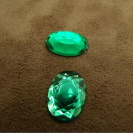 Déstockage – Strass Ovale à Coudre 18 mm – Lot de 10, 20 ou 50 pièces