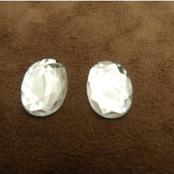 Déstockage – Strass Ovale à Coudre 18 mm – Lot de 10, 20 ou 50 pièces