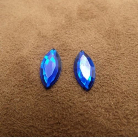 Strass Ovale 15 mm × 8 mm – Lot de 10 et 20