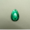 Strass Goutte Vert 22x12 mm – À Coudre ou Coller – Lot 10, 20, 50