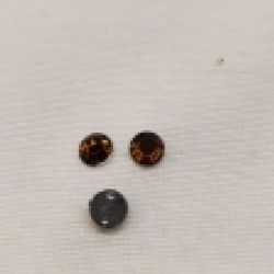 Strass Rond 6 mm – Lot de 50 – Couleurs variées à coudre ou coller