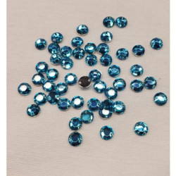 Strass Rond 6 mm – Lot de 50 – Couleurs variées à coudre ou coller