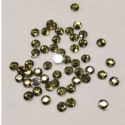 Strass Rond 6 mm – Lot de 50 – Couleurs variées à coudre ou coller