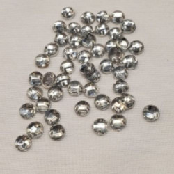 Strass Rond 6 mm – Lot de 50 – Couleurs variées à coudre ou coller
