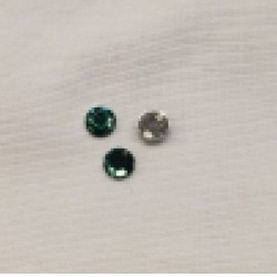 Strass Rond 6 mm – Lot de 50 – Couleurs variées à coudre ou coller