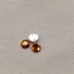 Strass Rond 6 mm – Lot de 50 – Couleurs variées à coudre ou coller