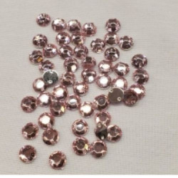 Strass Rond 6 mm – Lot de 50 – Couleurs variées à coudre ou coller