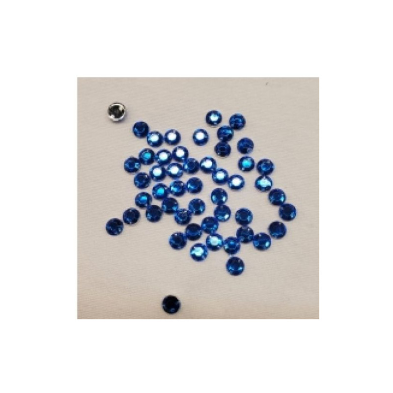 Lot de 50 Strass Rond 6 mm