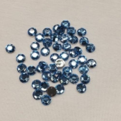 Lot de 50 Strass Rond 6 mm