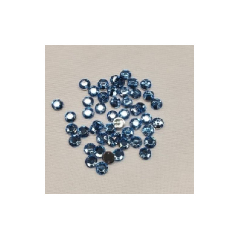Lot de 50 Strass Rond 6 mm