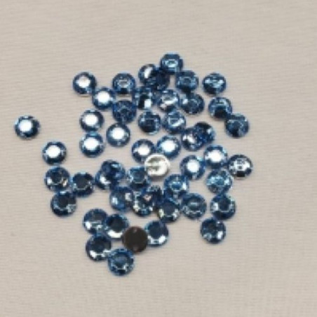 Lot de 50 Strass Rond 6 mm