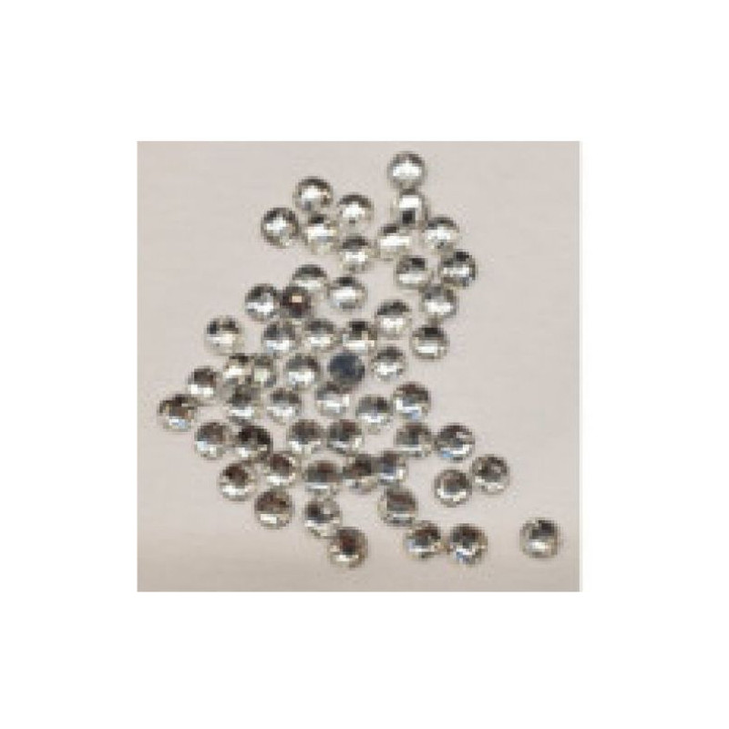 LOT DE 50 Strass Rond 8 MM