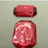 strass rectangulaire rose  40mm x 30mm
