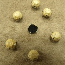 LOT DE 25 strass mat beige...