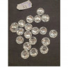 LOT DE 20 Strass Rond Crystal Argent 12 mm