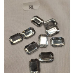 LOT DE 10 Strass Acrylique...