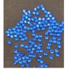 LOT DE 144 Strass Hot Fix EN Verre Rond Bleu Dur 6.5 mm