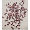 LOT DE 144 Strass Hot Fix EN Verre Rond Rose 6.5 mm
