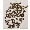 LOT DE 144 Strass Hot Fix EN Verre Rond Miel  6.5 mm