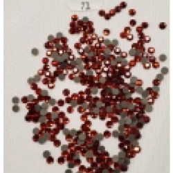 LOT DE 360 Strass En Verre Rond Rouge 5 mm