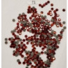 LOT DE 360 Strass En Verre Rond Rouge 5 mm