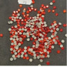 LOT DE 360 Strass En Verre Rond Rouge 5 mm
