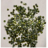 LOT DE 360 Strass En Verre Rond Vert 5 MM