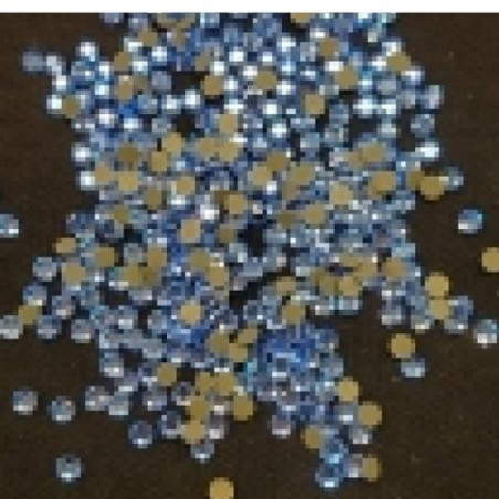 LOT DE 360 Strass En Verre Rond Bleu 5 MM