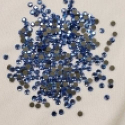 LOT DE 360  Strass En Verre Rond Bleu 5 MM