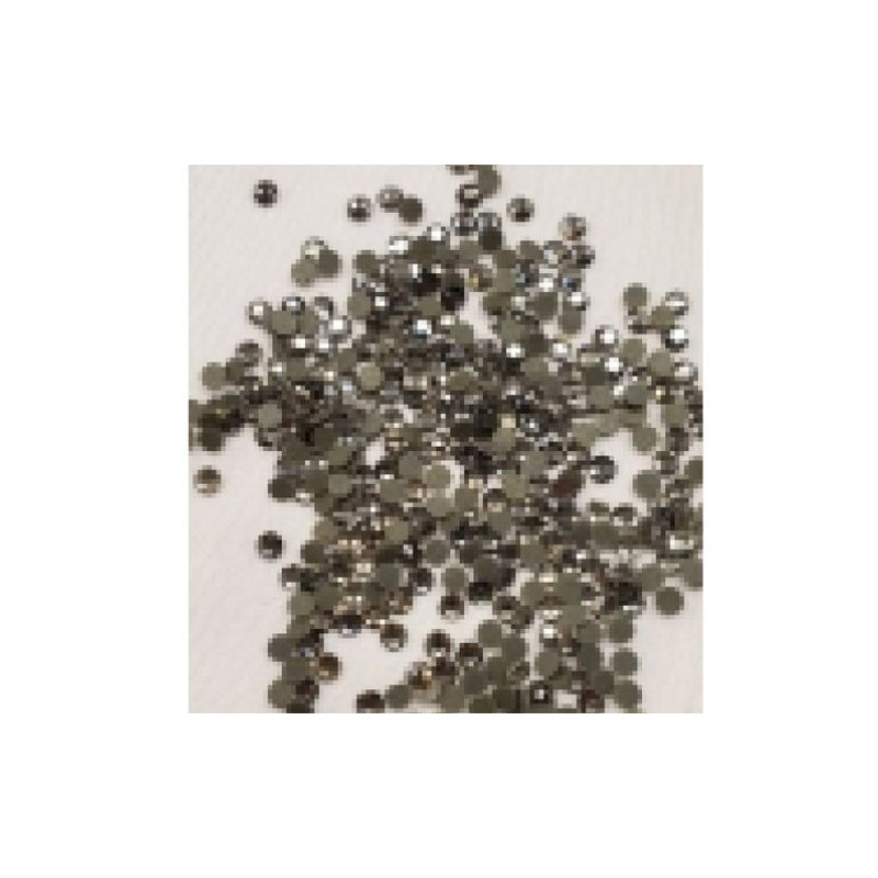 LOT DE 360 Strass En Verre Rond Gris anthracite 5 MM