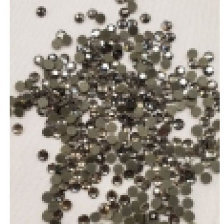 LOT DE 360 Strass En Verre Rond Gris anthracite 5 MM