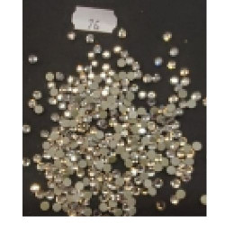 LOT DE 360 Strass En Verre Rond Gris anthracite 5 MM