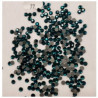 LOT DE 360 Strass En Verre Rond Vert emeraude 5 mm