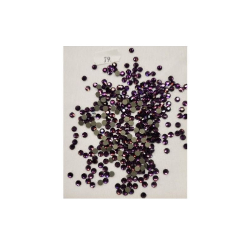 LOT DE 360 Strass En Verre Rond Violet 5 MM