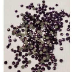 LOT DE 360 Strass En Verre Rond Violet 5 MM