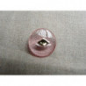 bouton rose transparent et or