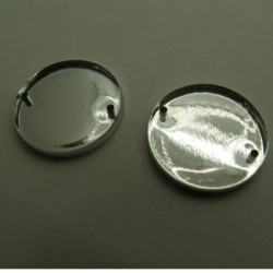 LOT DE 10 strass rond argent 23 mm