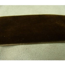 Ruban Velours Marron 35 mm
