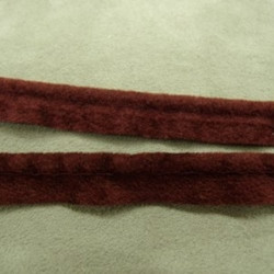 Déstockage Ruban / Biais Passepoil Velours 10 mm