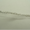 ruban passepoil perlé blanc 13 mm