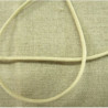 cordon ciré beige 2 mm
