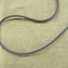 cordon ciré  parme 2 mm