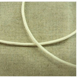 cordon ciré blanc cassé 2 mm