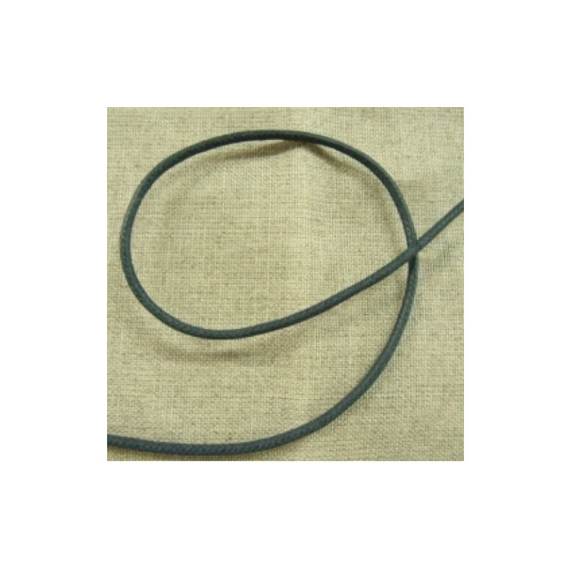 cordon ciré bleu marine 2 mm